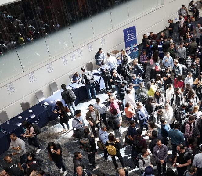 Crowd of people at a congress
