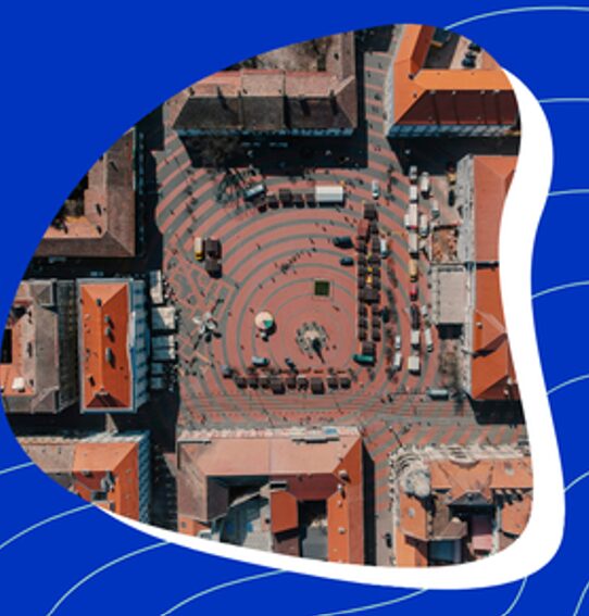 City blocks seen from above